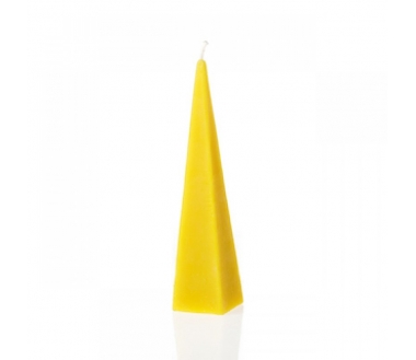 Beeswax candle "Pyramid" 100% Pure - organic