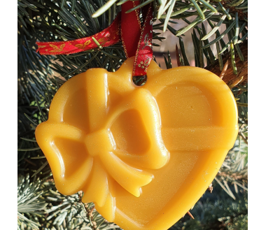Exclusive Beeswax Christmas toy "Heart"