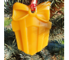 Kalėdinis bičių vaško eglutės žaisliukas "Kaspinėlis"