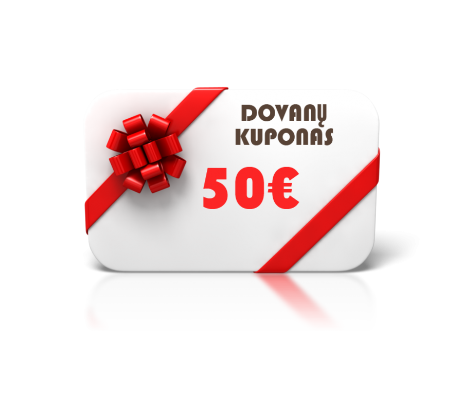 Dovanų kuponas 50 eurų