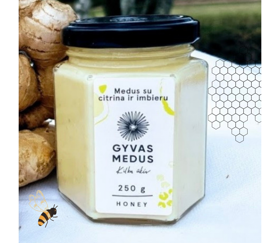 Medus su Citrina ir Imbieru