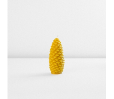 Beeswax candle "Pine cone" 100% Natural-Pure