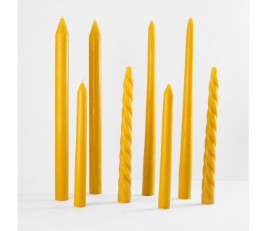 Eco Friendly Natural BeesWax Candle -Taper Candles